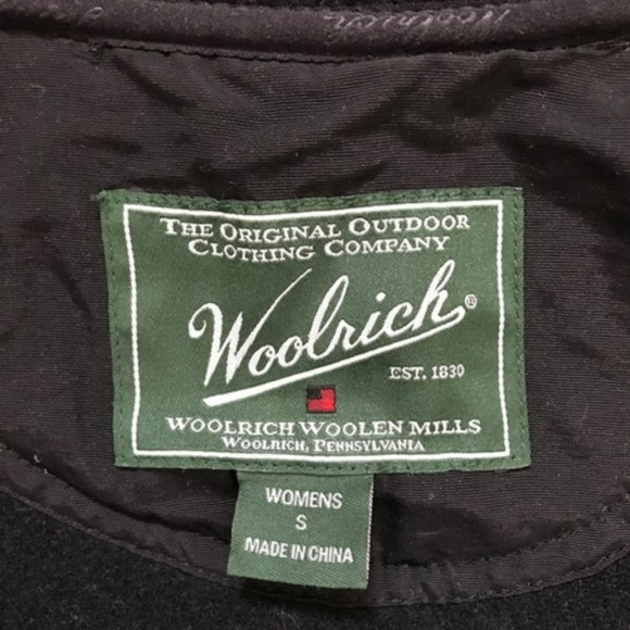 Woolrich Red Buffalo Plaid Wool Duffle Coat - Picture 8 of 8